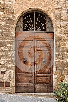 Picturesque door of Tuscany