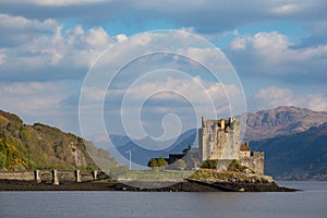 Picturesque Eilean Donan Castle in the Scottish Highlands