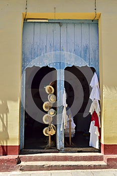 Picturesque elements of traditional architecture. Trinidad, Cuba