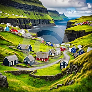 Picturesque Faroe Islands photo