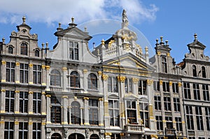 Picturesque Grand Place of Brussels in Belgium