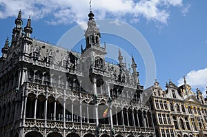 Picturesque Grand Place of Brussels in Belgium