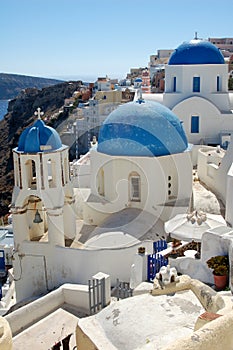 Picturesque Greek Island Town