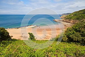 Picturesque Greve de Lecq Beach, Jersey, UK