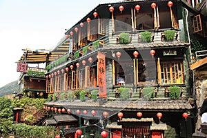 Picturesque historic village Jiufen Taiwan