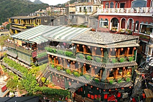 Picturesque historic village Jiufen Taiwan