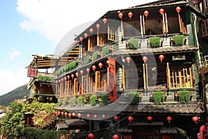 Picturesque historic village Jiufen Taiwan