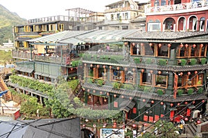 Picturesque historic village Jiufen Taiwan