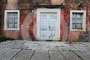 Picturesque house facade on Peljesac, Croatia