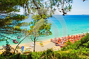 Picturesque Ionian seaside Paralia Makris Gialos Kefalonia Greece