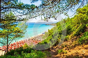 Picturesque Ionian seaside Paralia Makris Gialos Kefalonia Greece