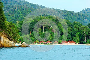 The picturesque island of Pangkor in Malaysia