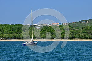 The picturesque island of Saint Lucia in West indies