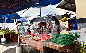 The picturesque island of Saint Lucia in West indies