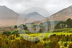 Picturesque landscape in Connemara