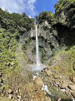 Waterfall near BaÃÂ±os Ecuador South America photo