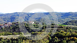 Picturesque landscapes and photogenic hills in the Istrian peninsula - Pazin, Croatia / Slikoviti pejzazi i fotogenicni brijegovi