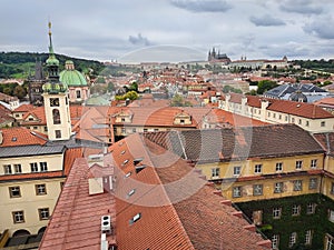 The picturesque Mala Strana district, Prague.