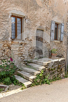 Picturesque medieval village of Banon in Provence. Old stones; Most beautiful villages in France