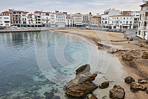 Picturesque mediterranan village of Lescala. Alt Emporda, Girona. Catalonia, Spain