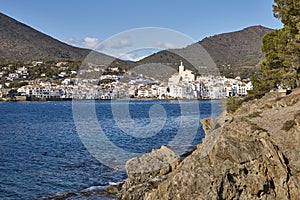 Picturesque mediterranean village of Cadaques. Costa Brava, Catalonia. Spain