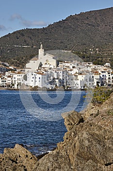 Picturesque mediterranean village of Cadaques. Costa Brava, Catalonia. Spain