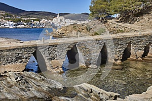 Picturesque mediterranean village of Cadaques. Costa Brava, Catalonia. Spain