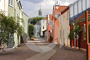 Picturesque medival town photo