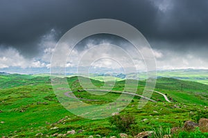 Picturesque mountain landscape of Transcaucasia, Mountains photo