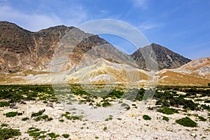 Picturesque mountains of Stefanos crater