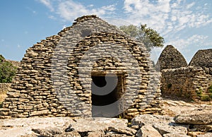 Picturesque old village Bories near Gordes in Provence, France