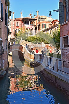 Picturesque places of romantic Venice