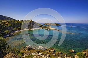 The picturesque port of the famous Kardamyli town. It is a coastal town 35 kilometers southeast of Kalamata. Messenia - Greece