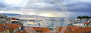 Picturesque harbor of Tourkolimano at Piraeus, Greece. photo