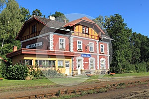 Picturesque railway station