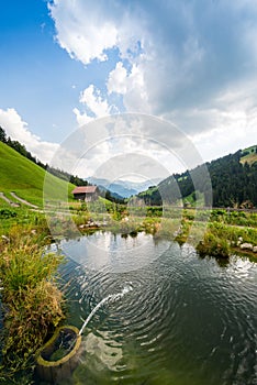 Picturesque Relaxing Point To Relax In The Alps