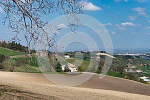 Rural landscape, Emilia Romana, Italy photo
