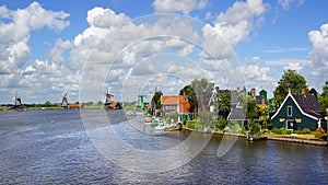 Picturesque rural landscape. Zaandijk