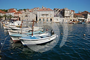 Picturesque scene from Milna on Brac island, Croat