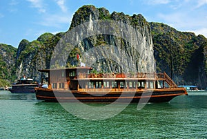 Picturesque sea landscape. HaLong Bay, Vietnam