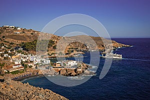 Picturesque seascape in bay of Sfakia photo