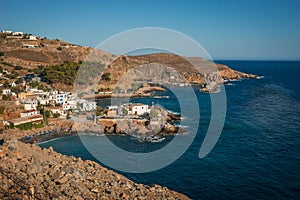 Picturesque seascape in bay of Sfakia photo