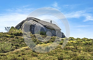 Picturesque stone house in Portuguese countryside