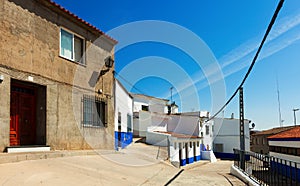 Picturesque street of Campo de Criptana