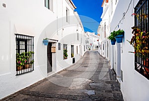 Picturesque street of Mijas