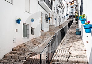 Picturesque street of Mijas