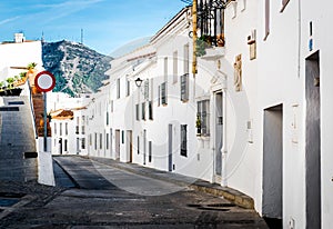 Picturesque street of Mijas