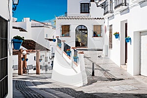 Picturesque street of Mijas photo