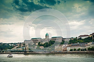 Picturesque view on Budapest from Danube