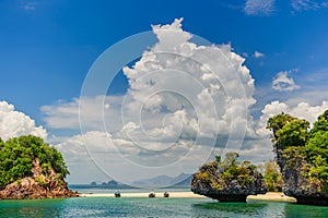 Picturesque view of calm sea and shoreline